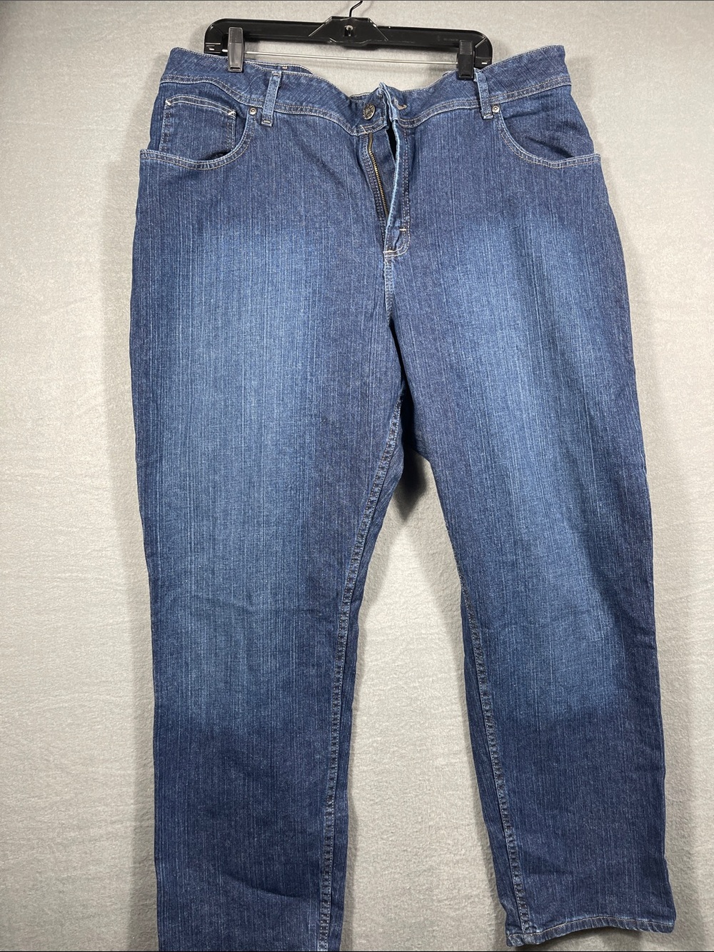 Classic Straight-Leg Blue Jeans